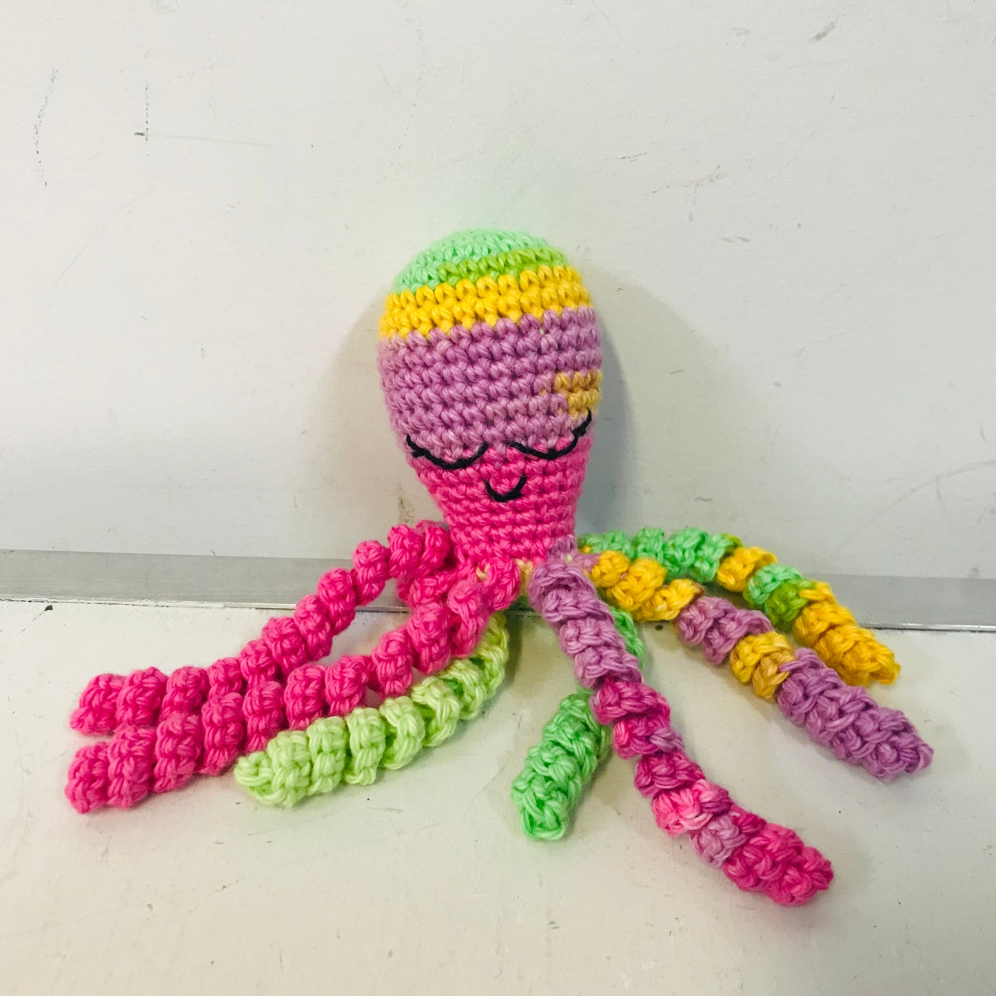 Octopus Crochet Toy - 100% cotton for Premmies & Newborns