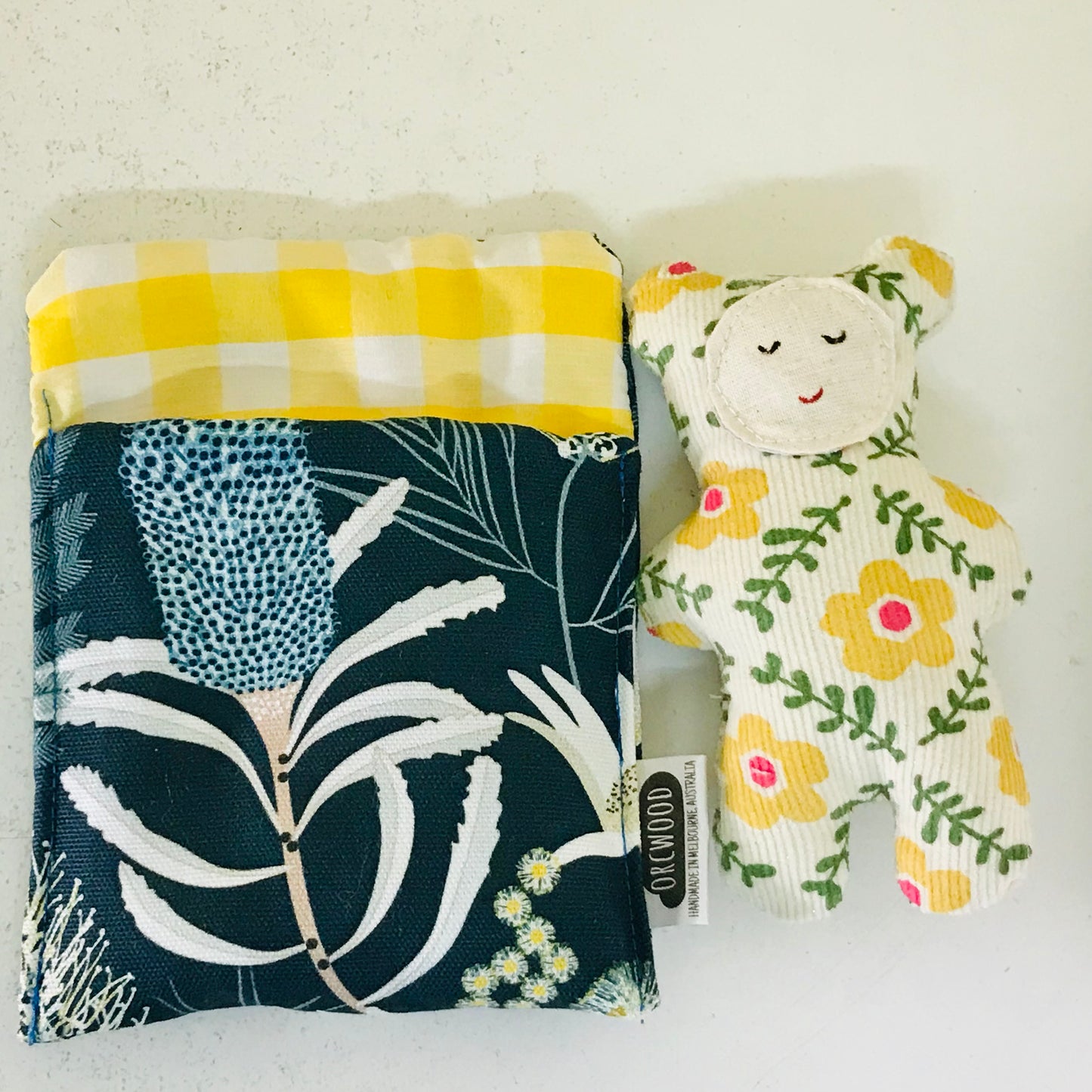 Handmade OOAK Mini Sleepy Bear with Sleeping Bag