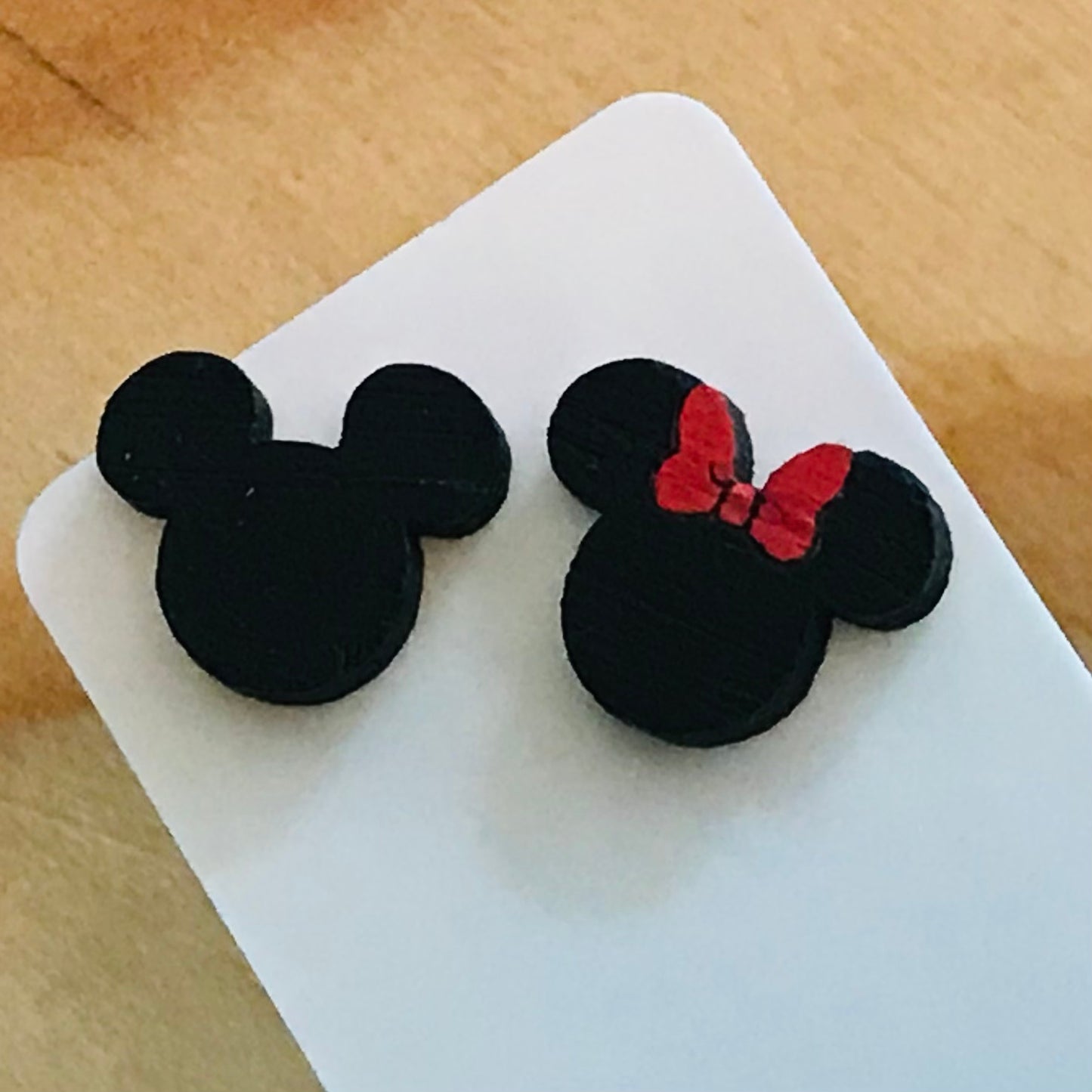 Novelty Studs Earrings - Graphic Acrylic