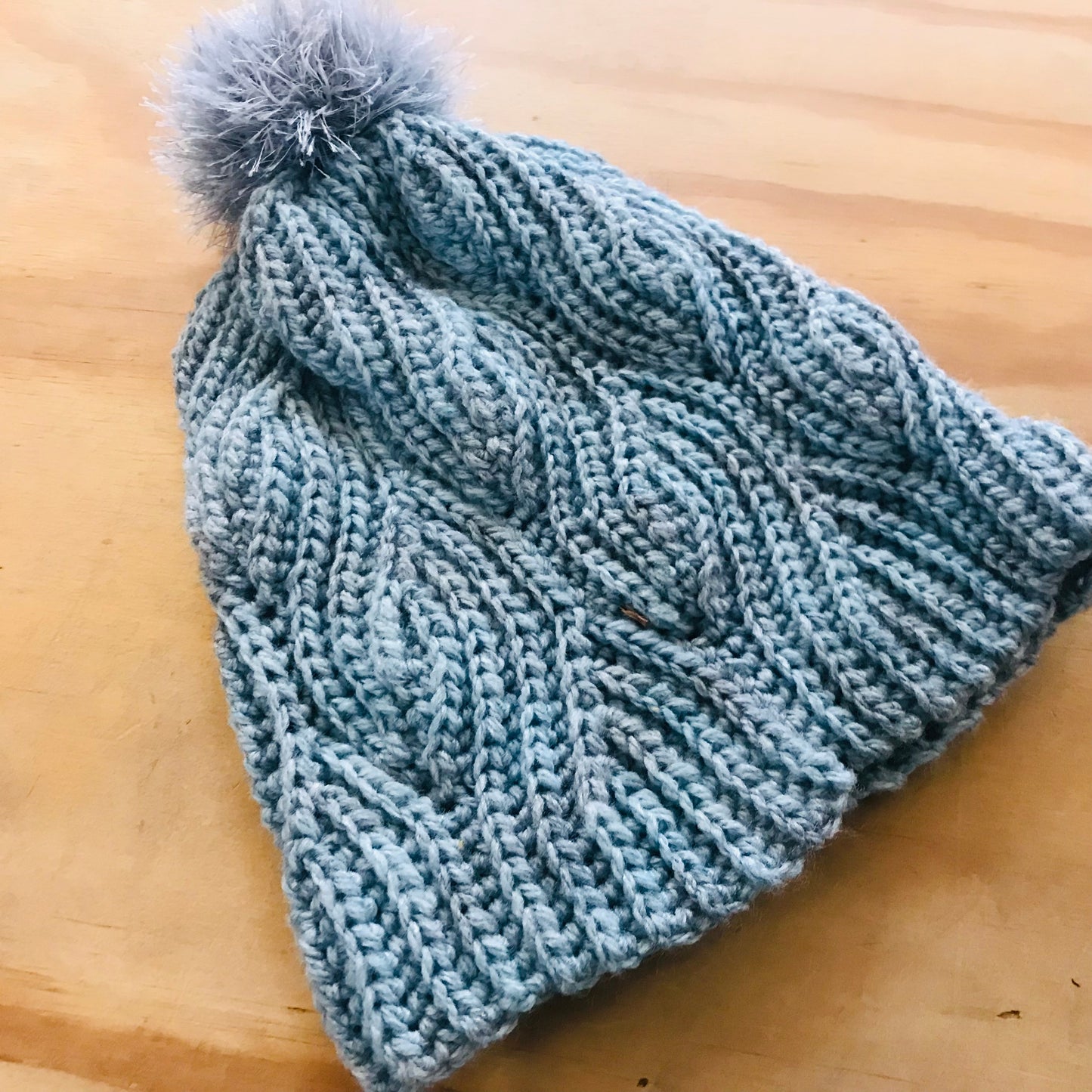 Crochet Wool Blend Beanies - various colours