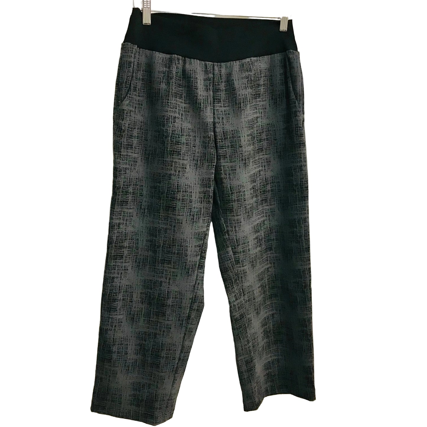 Women's Handmade Band Pants - Gravel Jacquard