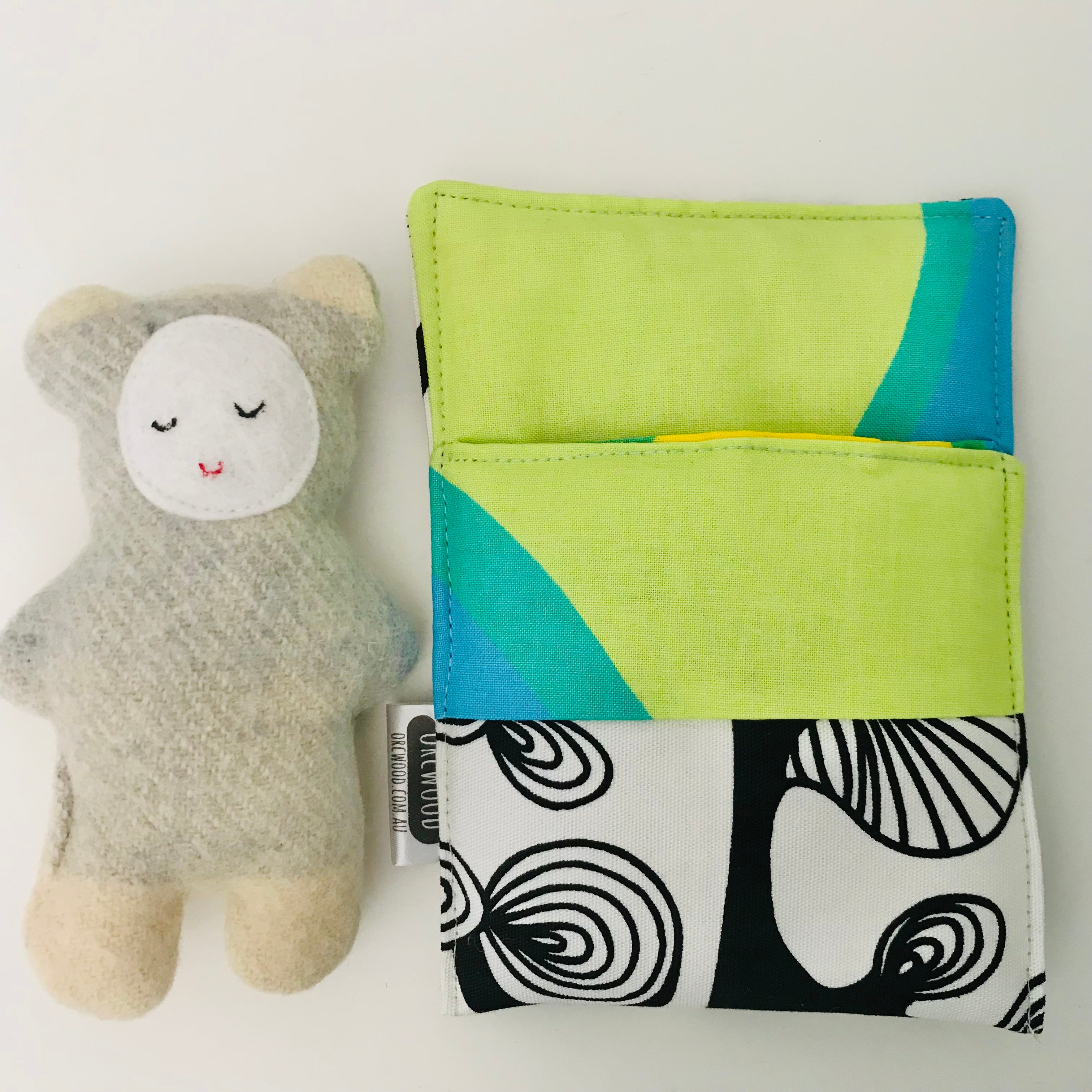 Handmade OOAK Mini Sleepy Bear with Sleeping Bag