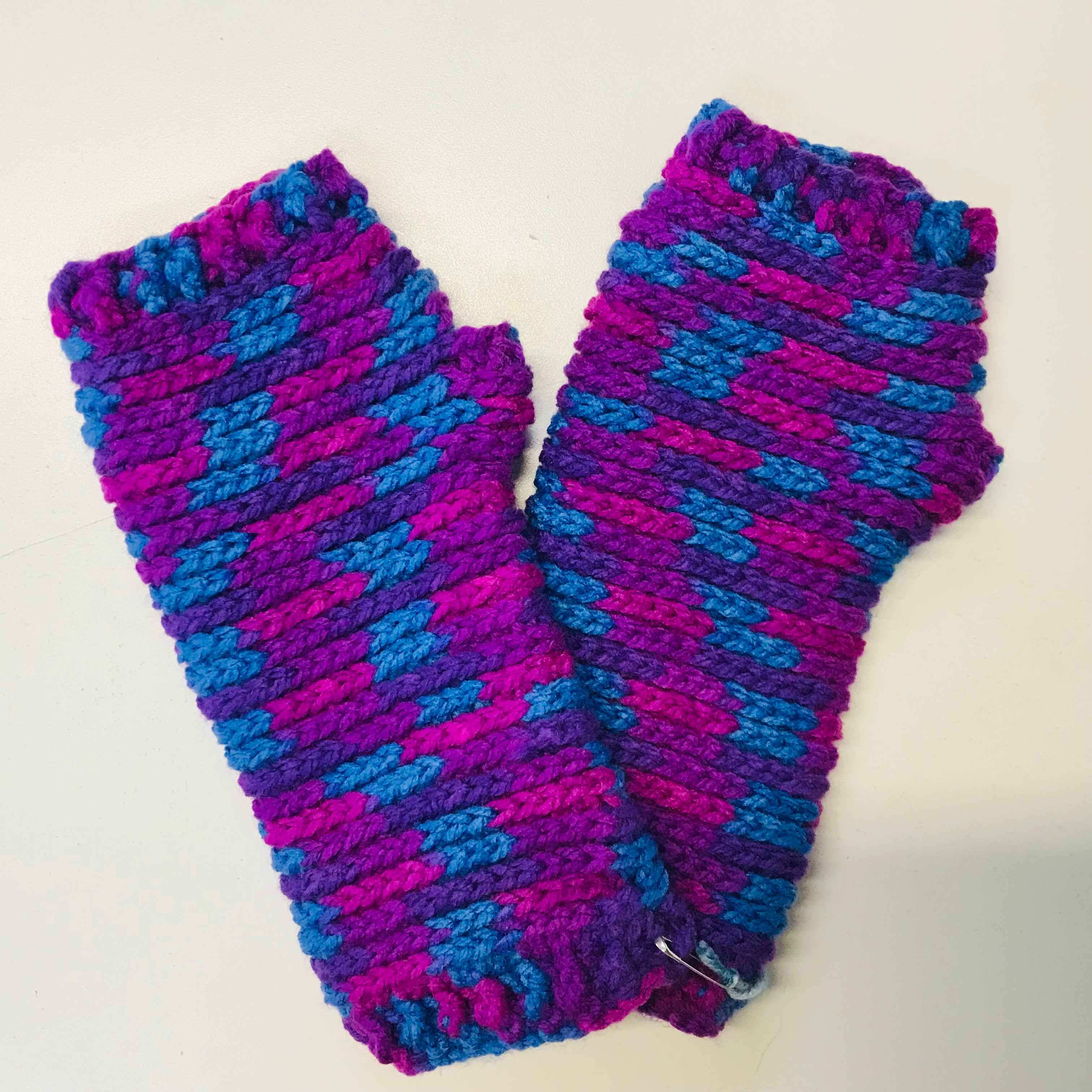 Crochet fingerless gloves - various colours