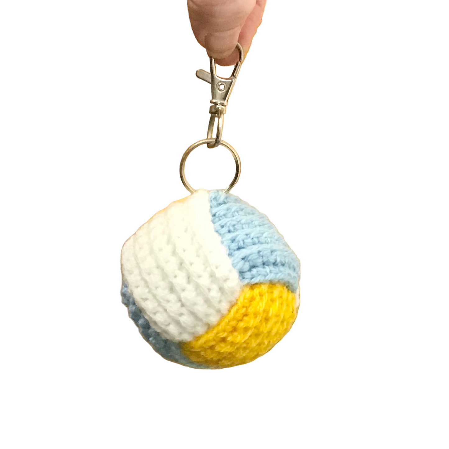 Crochet Ball keyring