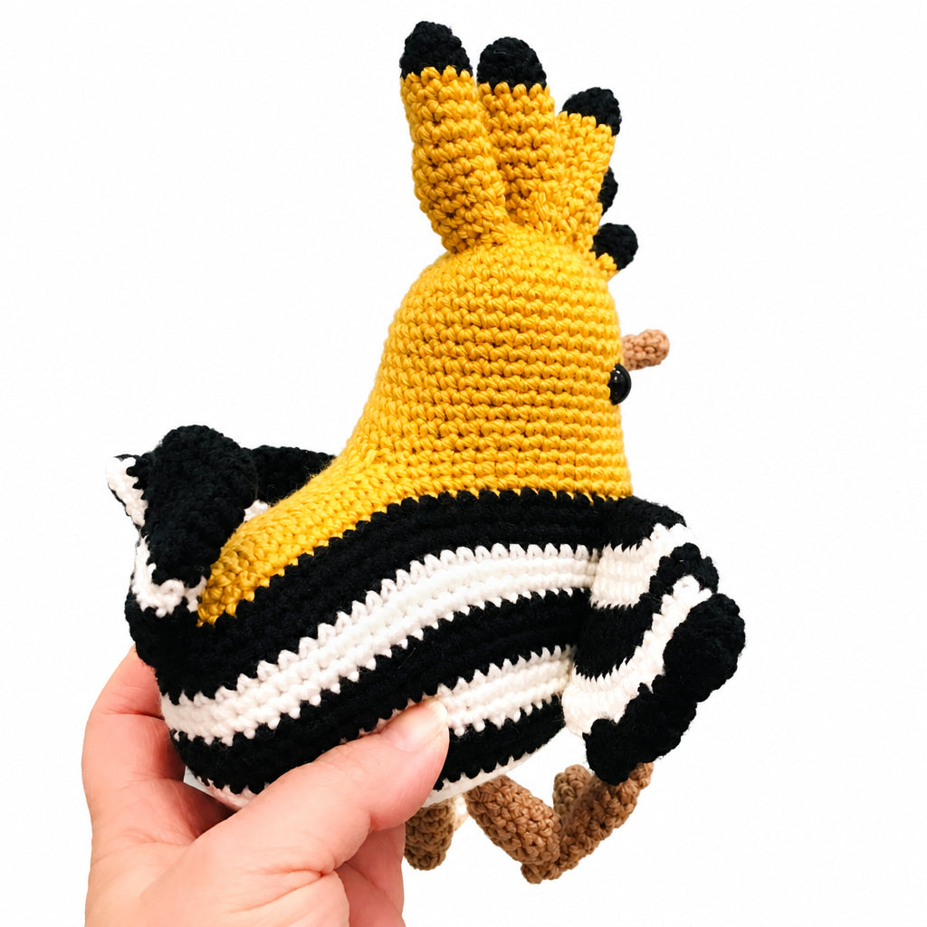 Hoopoe Amigurumi Crochet Bird Toy