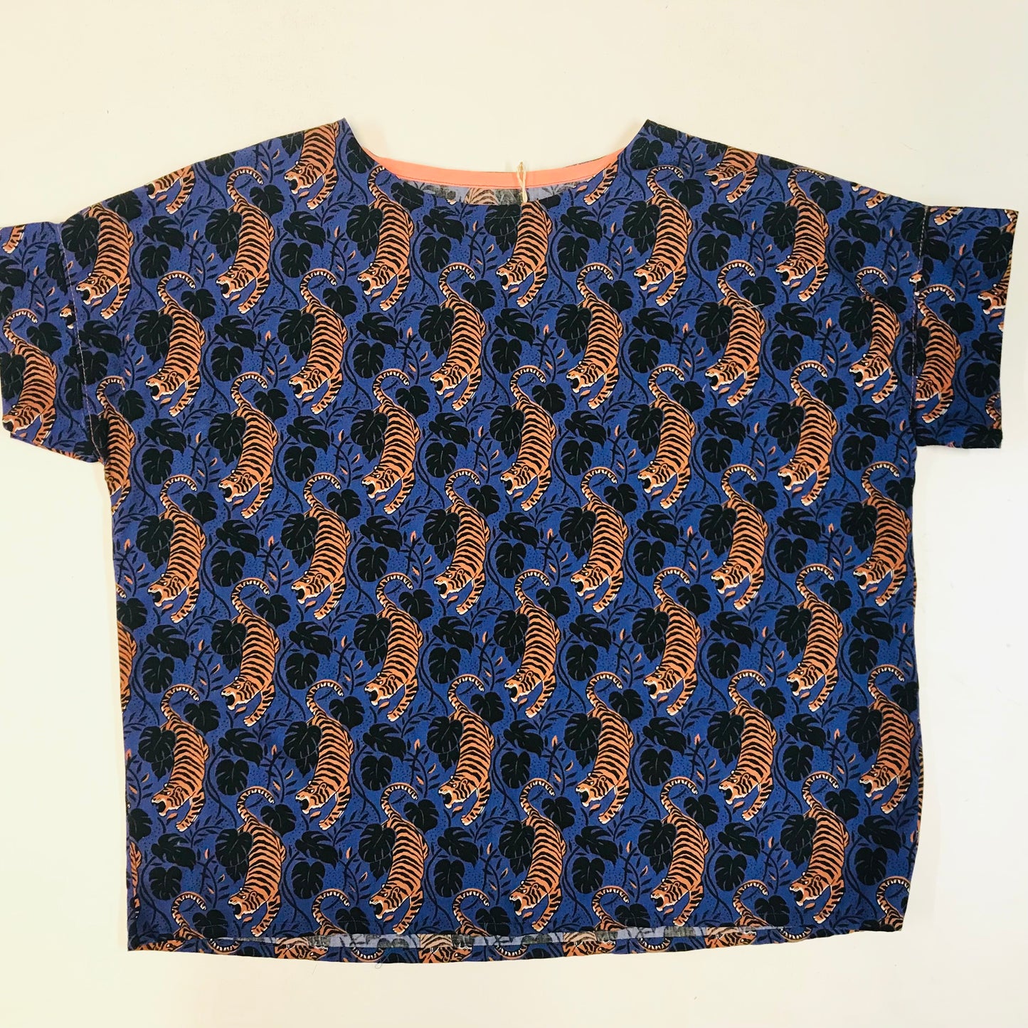 Handmade Women’s Box Top - Tigers (S/M)