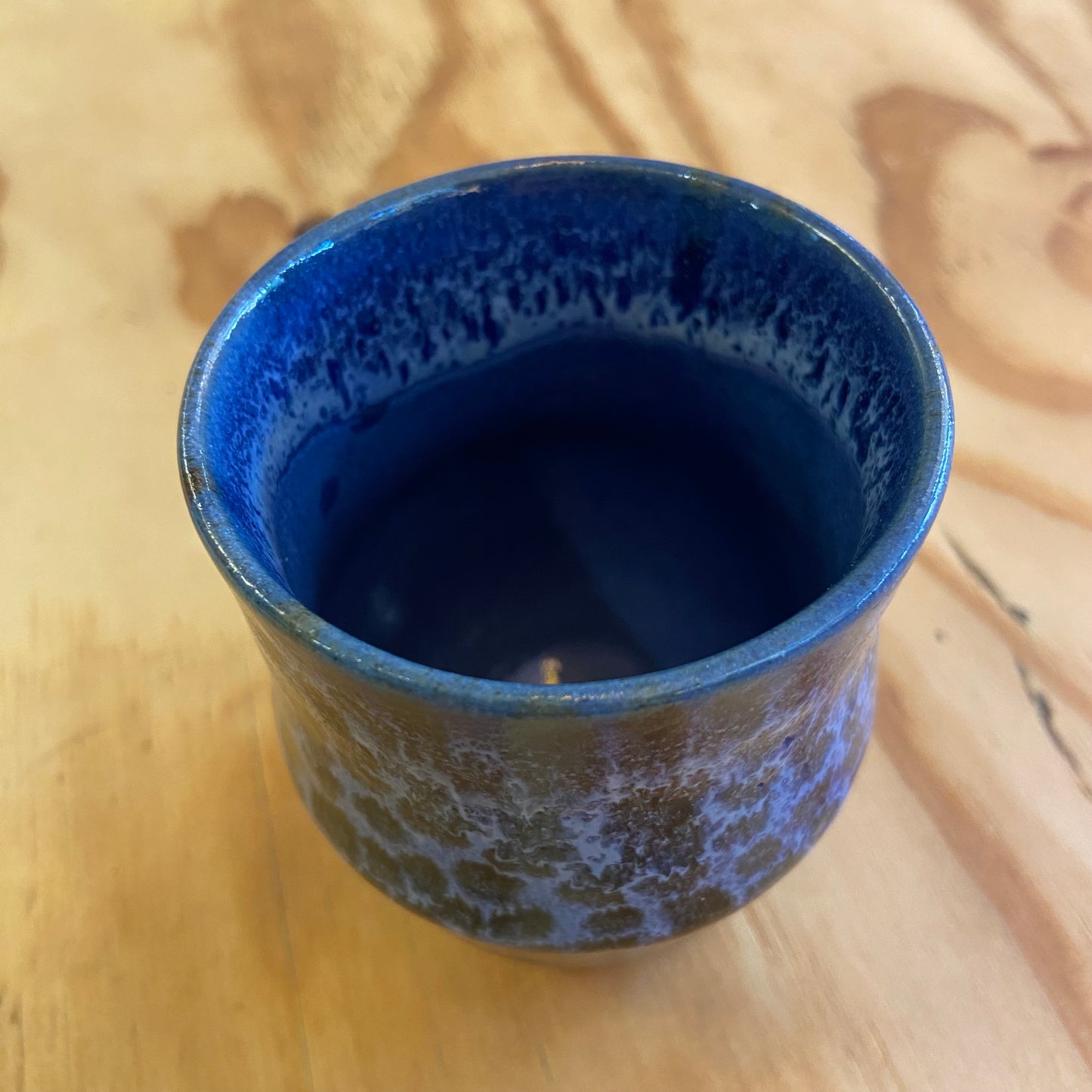 Handcrafted Pottery Espresso Cup - Ink Spot (190mls)