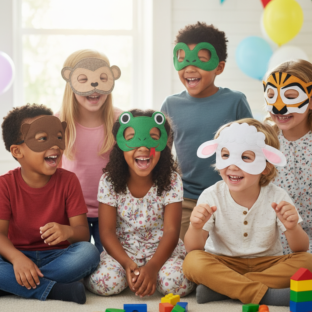 Animal Felt Dress Up Costume Masks