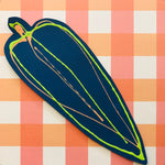 Handpainted Leather Bookmarks