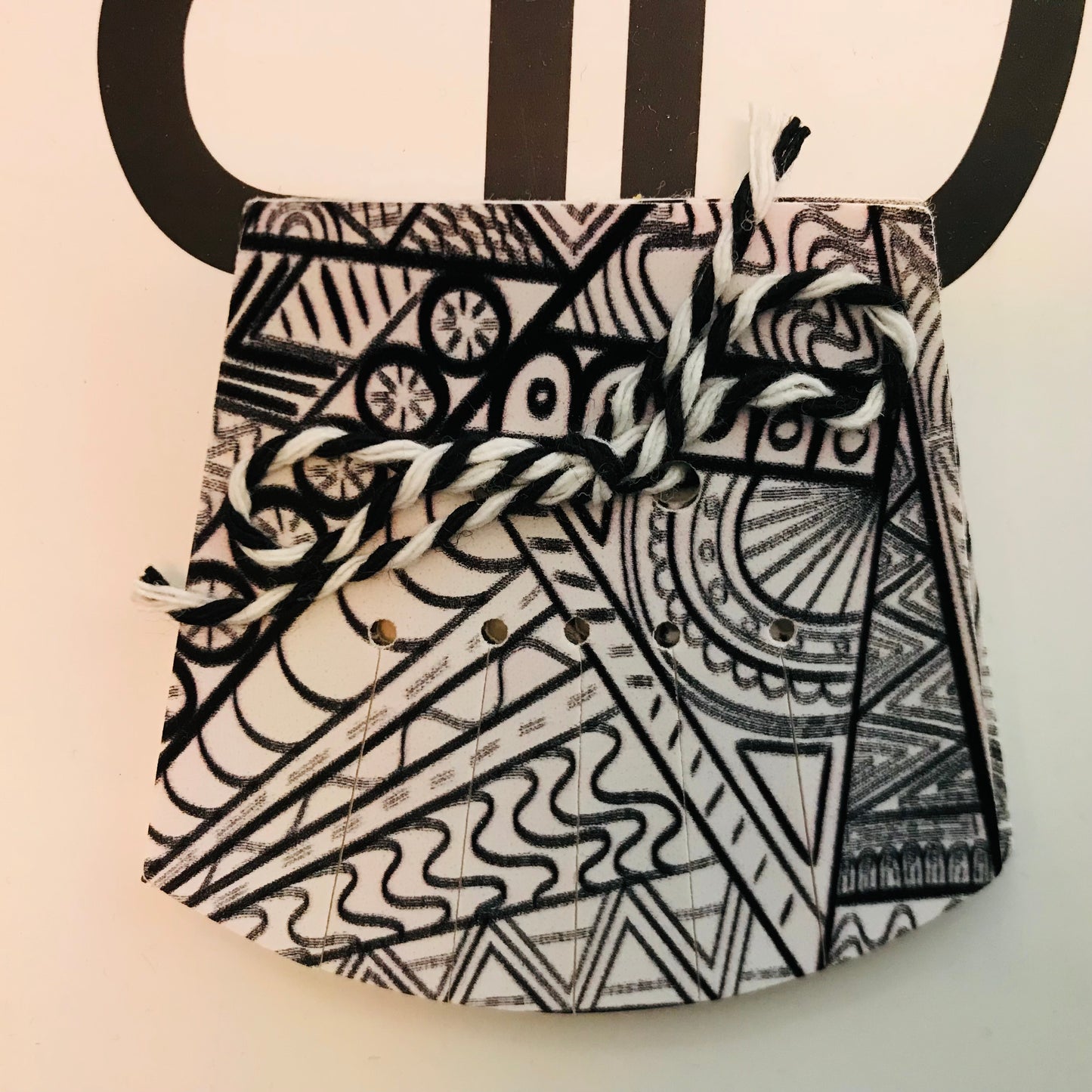 Hand painted leather, faux-leather, perspex & vinyl Shoe Tassel Fringe