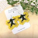 Handcrafted Crochet Earrings - Bunch of Flowers