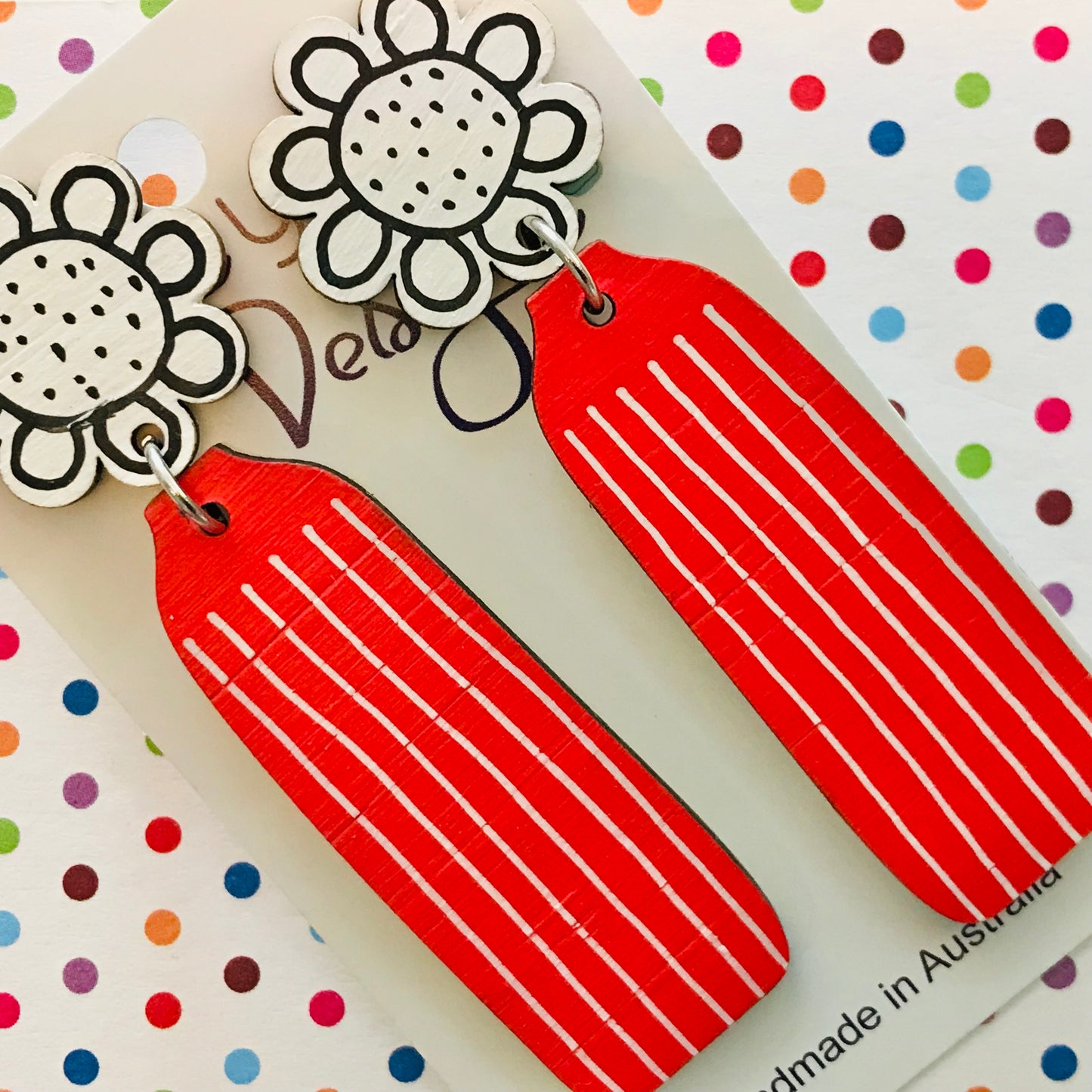 Flower Vase Statement Earrings