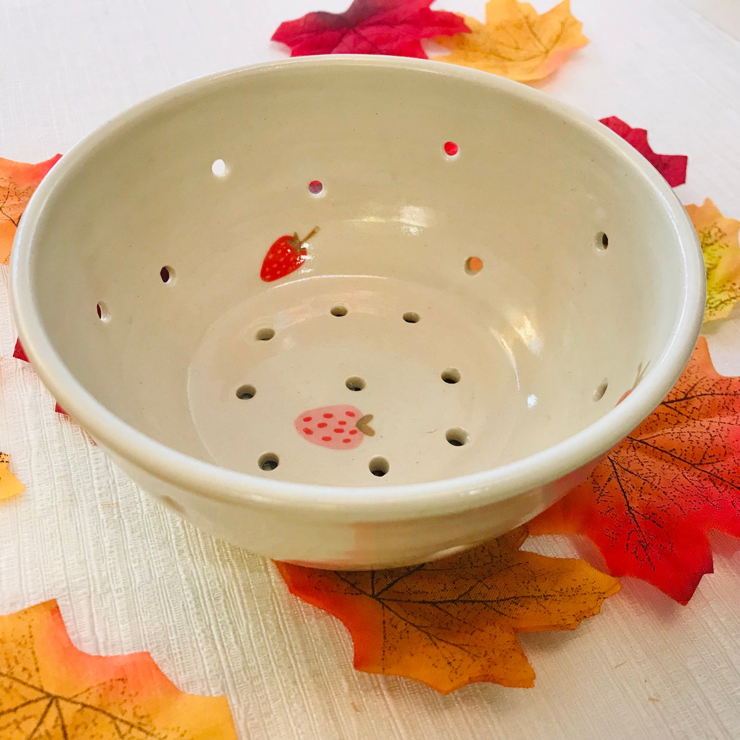 Ceramic Handthrown Berry Bowl
