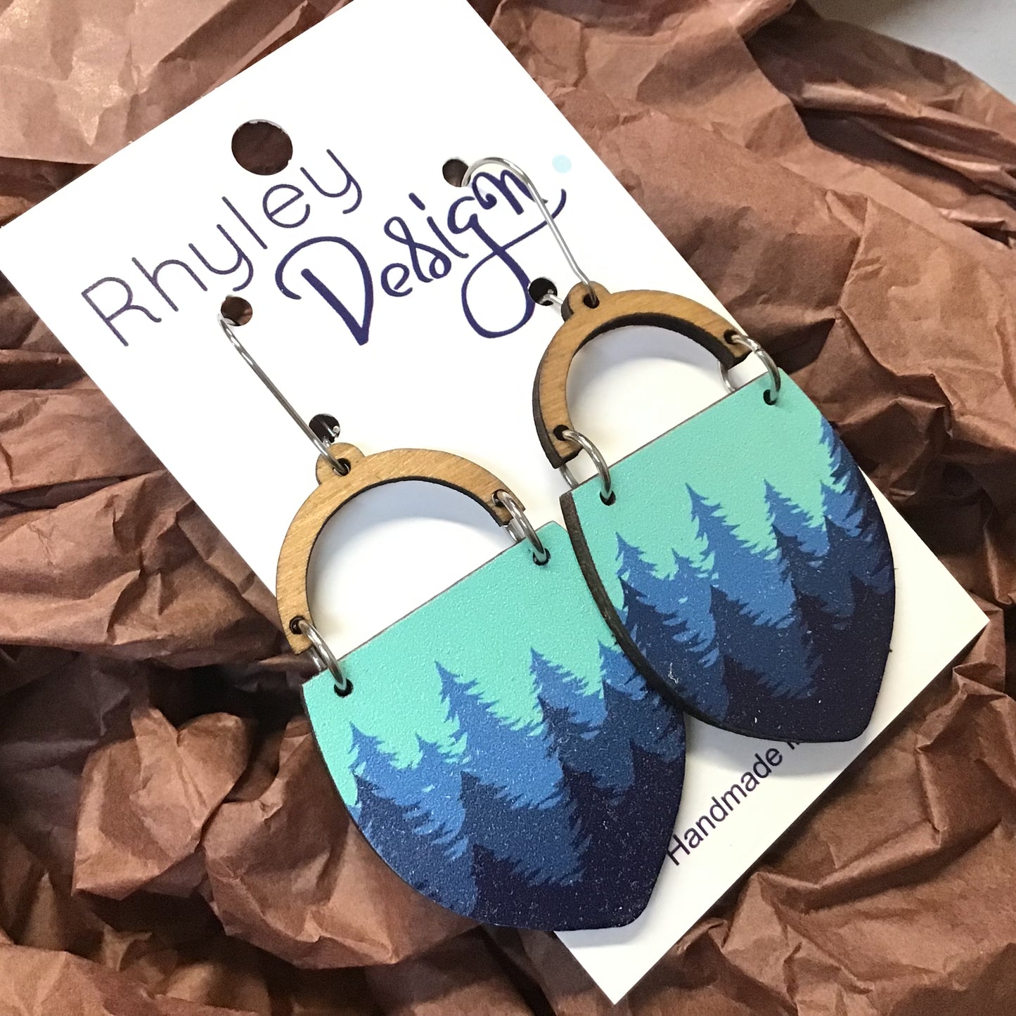 Bamboo Two Piece Earrings