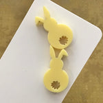 Novelty Studs Earrings - Graphic Acrylic