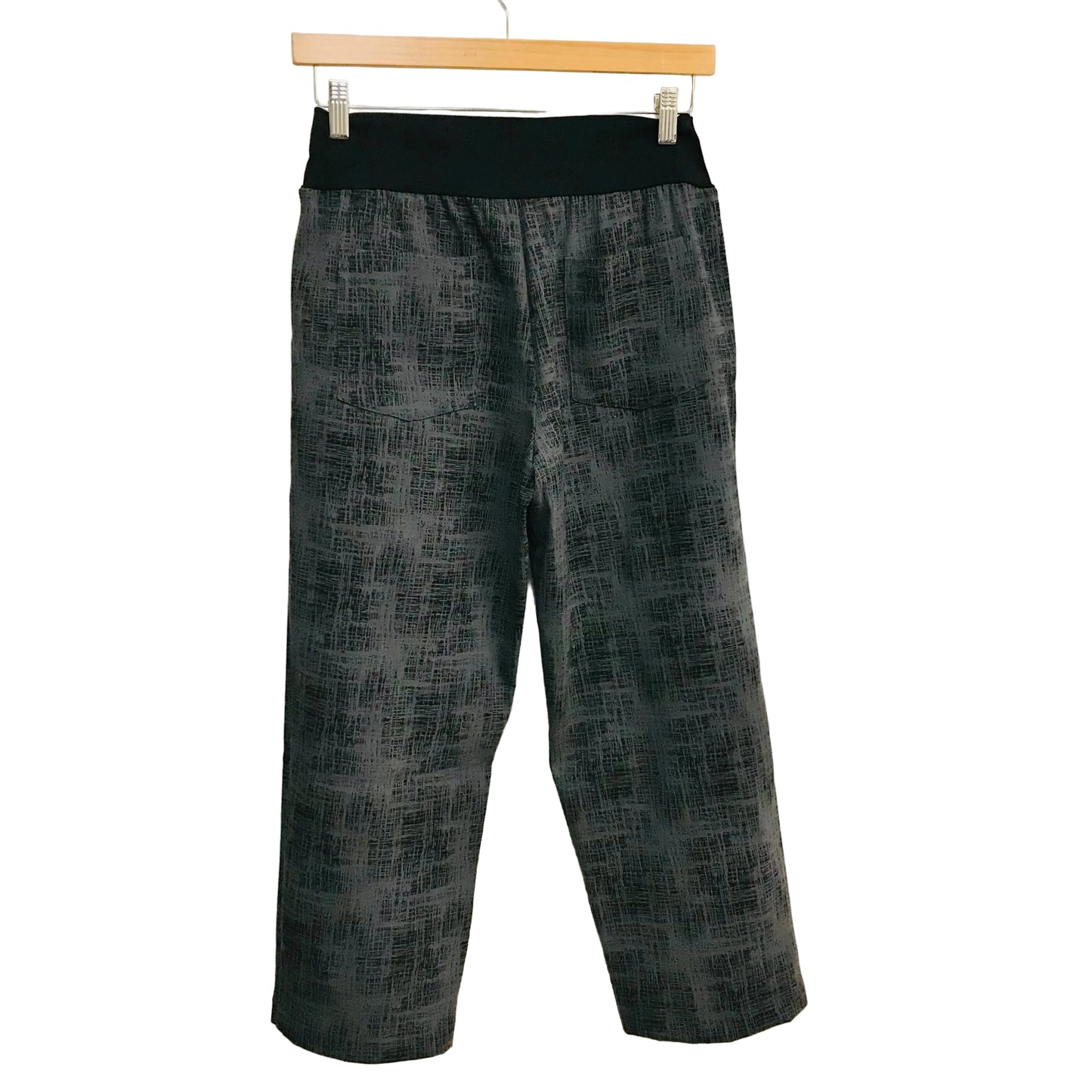 Women's Handmade Band Pants - Gravel Jacquard