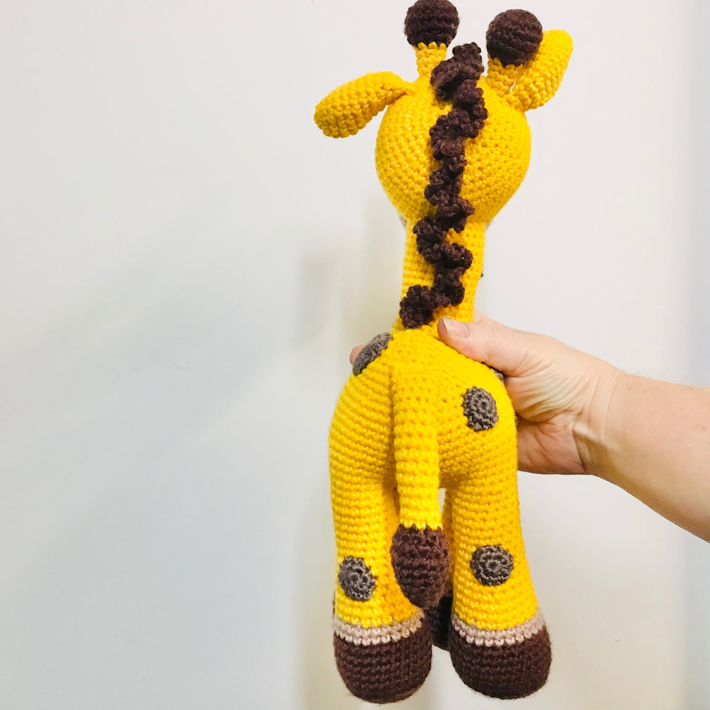 Standing Giraffe Crochet Toy