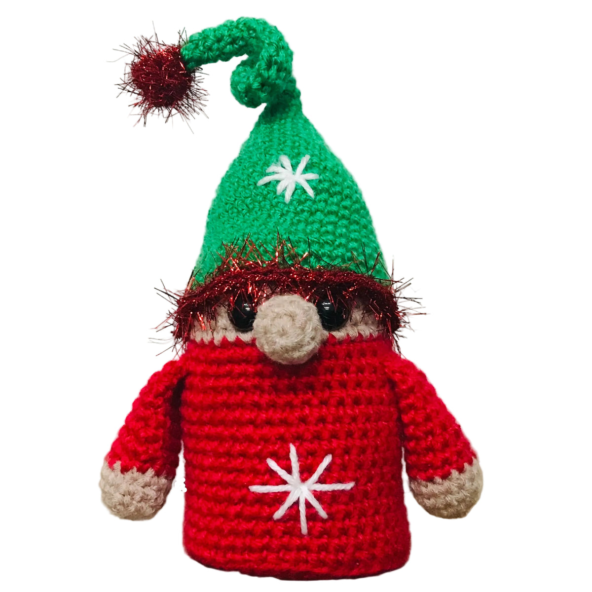 Christmas Shelf Elf Mini Gnome Crochet Toy