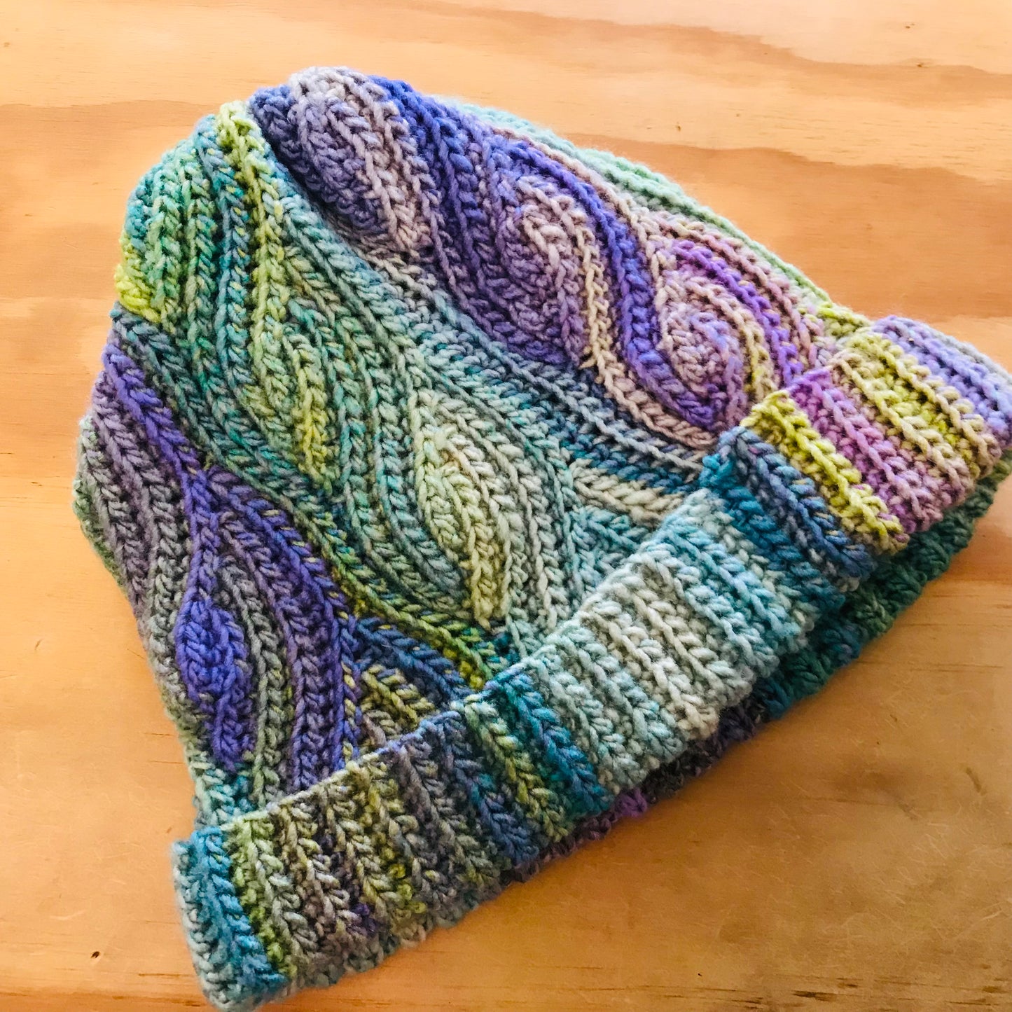 Crochet Wool Blend Beanies - various colours