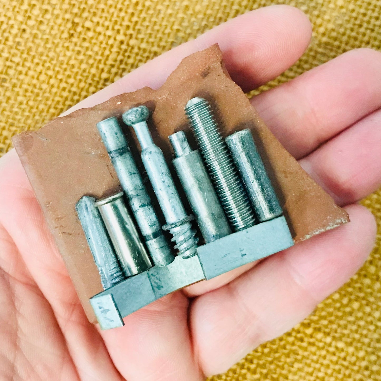 Found Object Brooch - River City 4