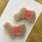 Novelty Studs Earrings - Graphic Acrylic