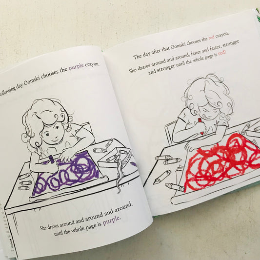 Oomski & Yeyo: An Adventure into Colour - Hardcover picture book by Margaret Dugdale