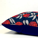 Cushion - PROTEAS ON NAVY