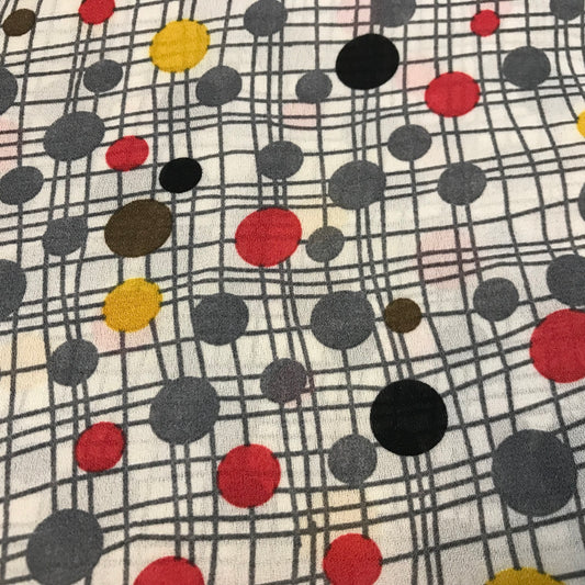 Custom Lamp Shade only - Retro Spot Grid