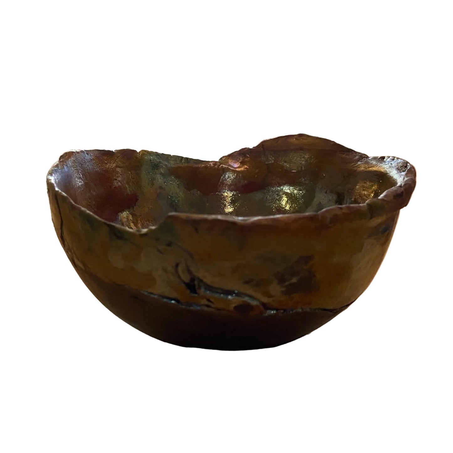 Raku Decorative Bowl - Lustre Glaze