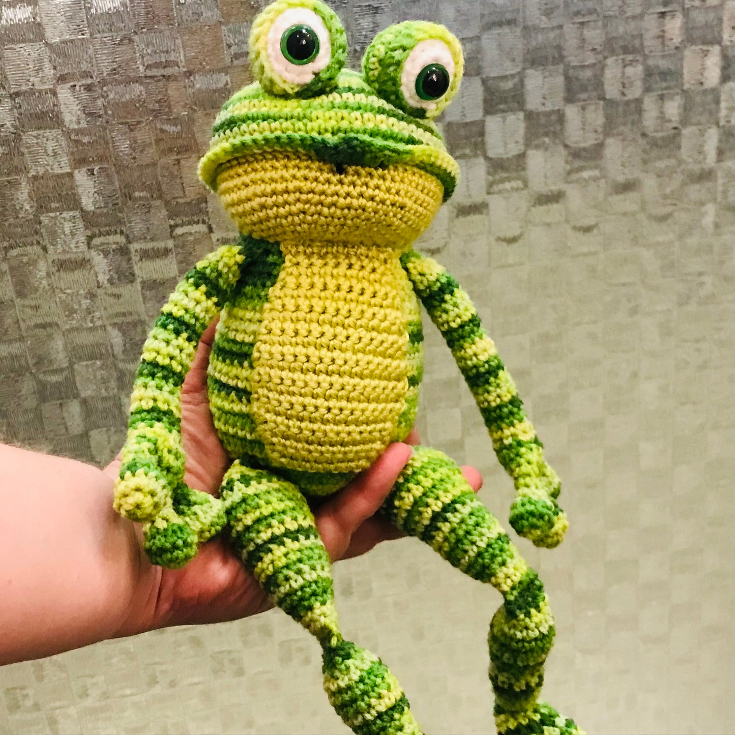 Frog Crochet Toy