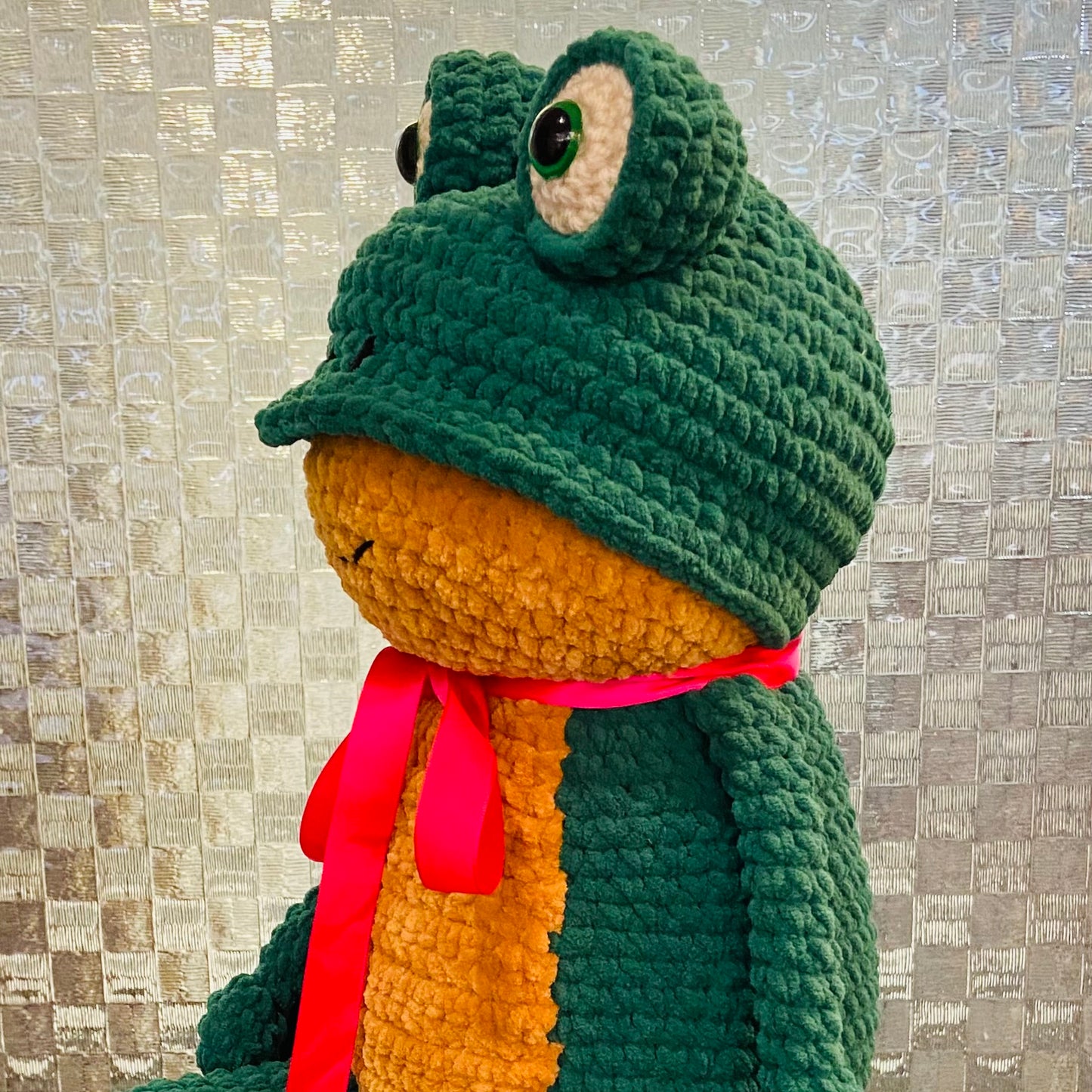 Frog Crochet Toy