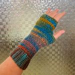 Crochet fingerless gloves - various colours