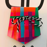 Hand painted leather, faux-leather, perspex & vinyl Shoe Tassel Fringe