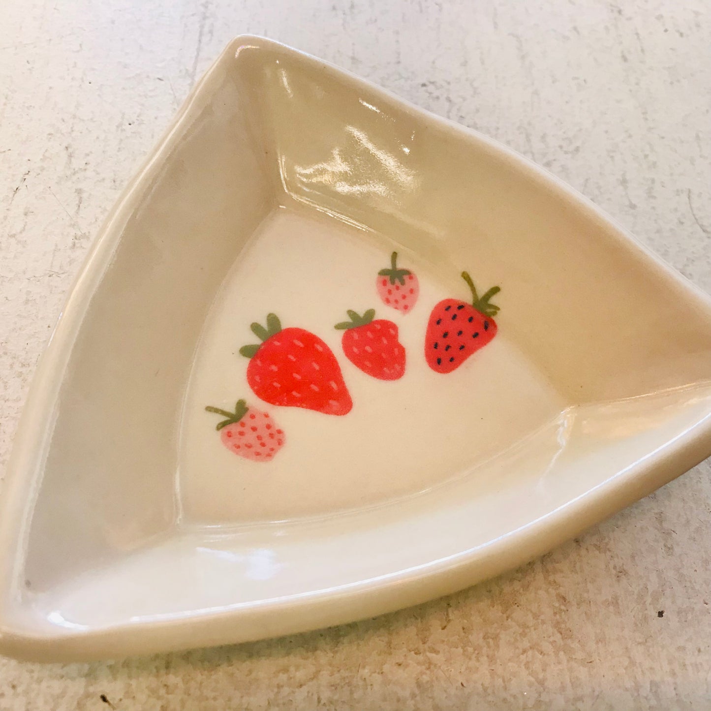 Handthrown Pottery Hexagon & Triangle Trinket Dishes