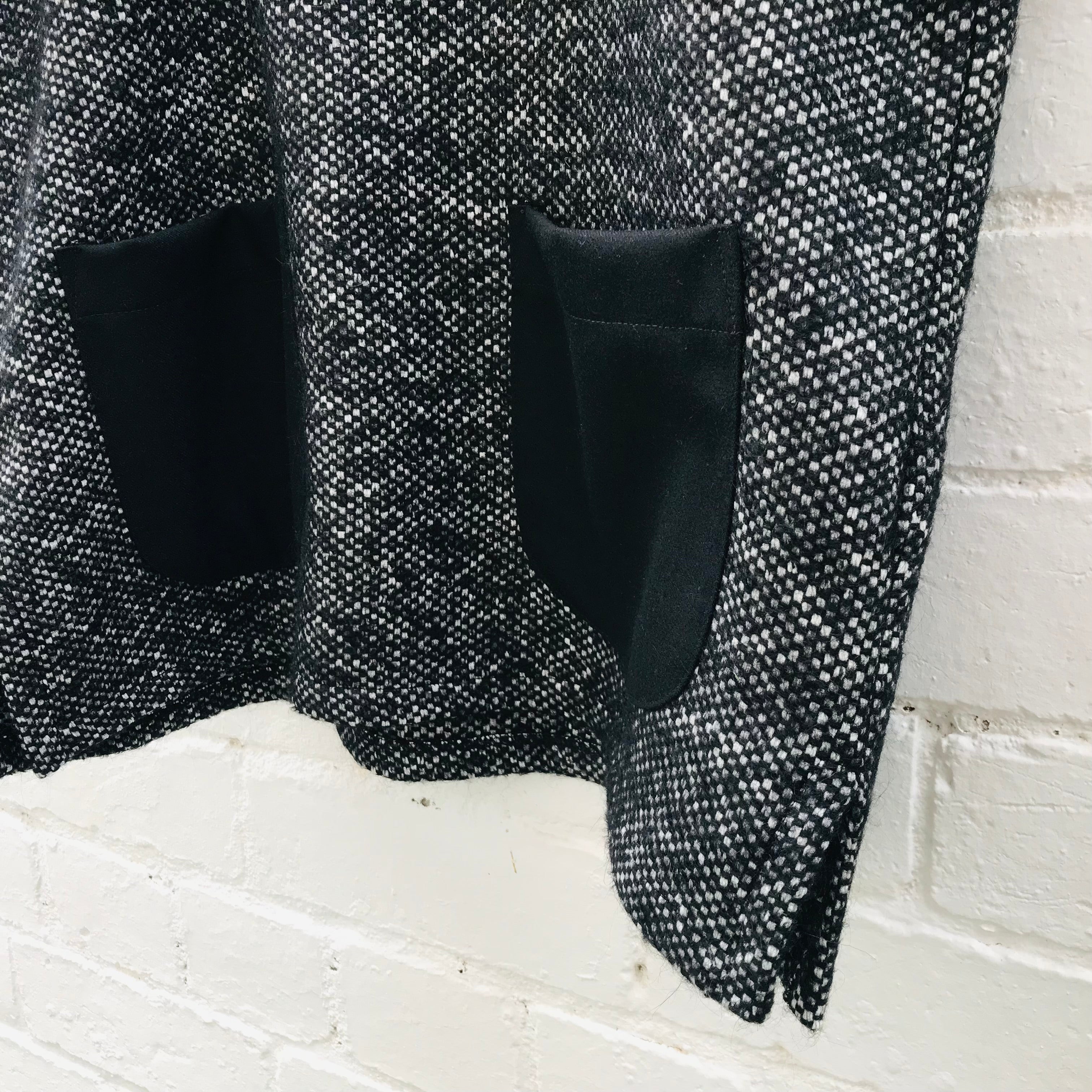 Women's Handmade Rider Vest - Black Marle