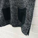Women's Handmade Rider Vest - Black Marle