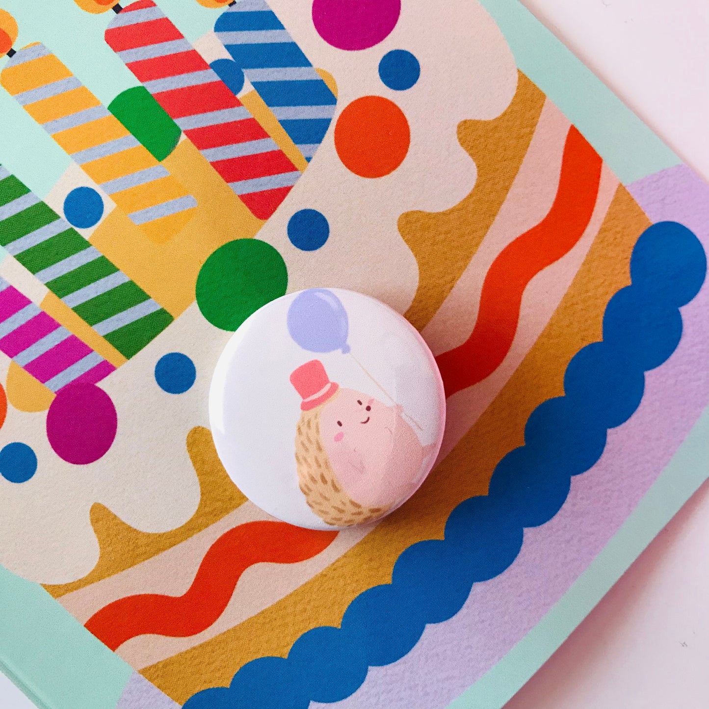 Badge Pin Birthday Cards