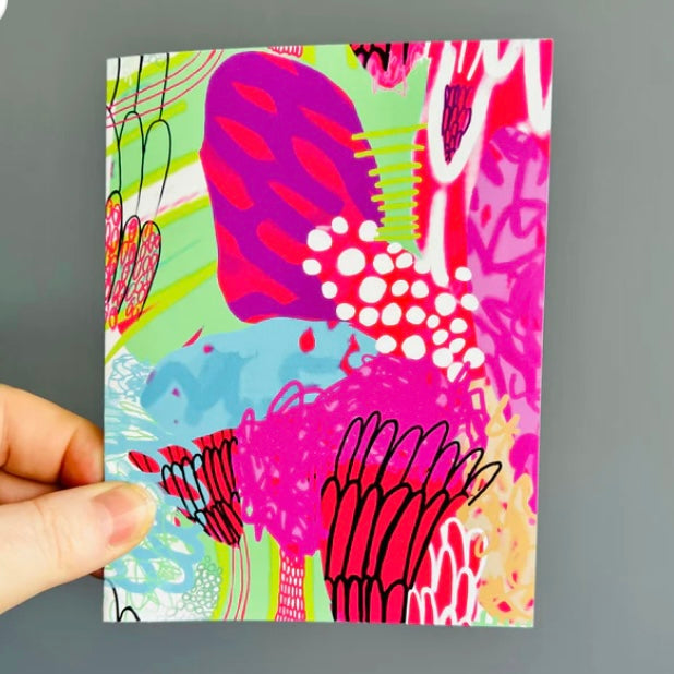 Abstract Art Blank Greeting Cards