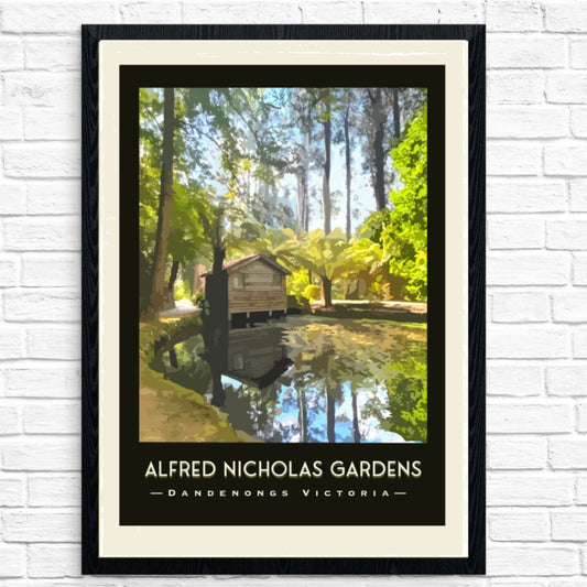 Vintage Poster - Alfred Nicholas Gardens Dandenong