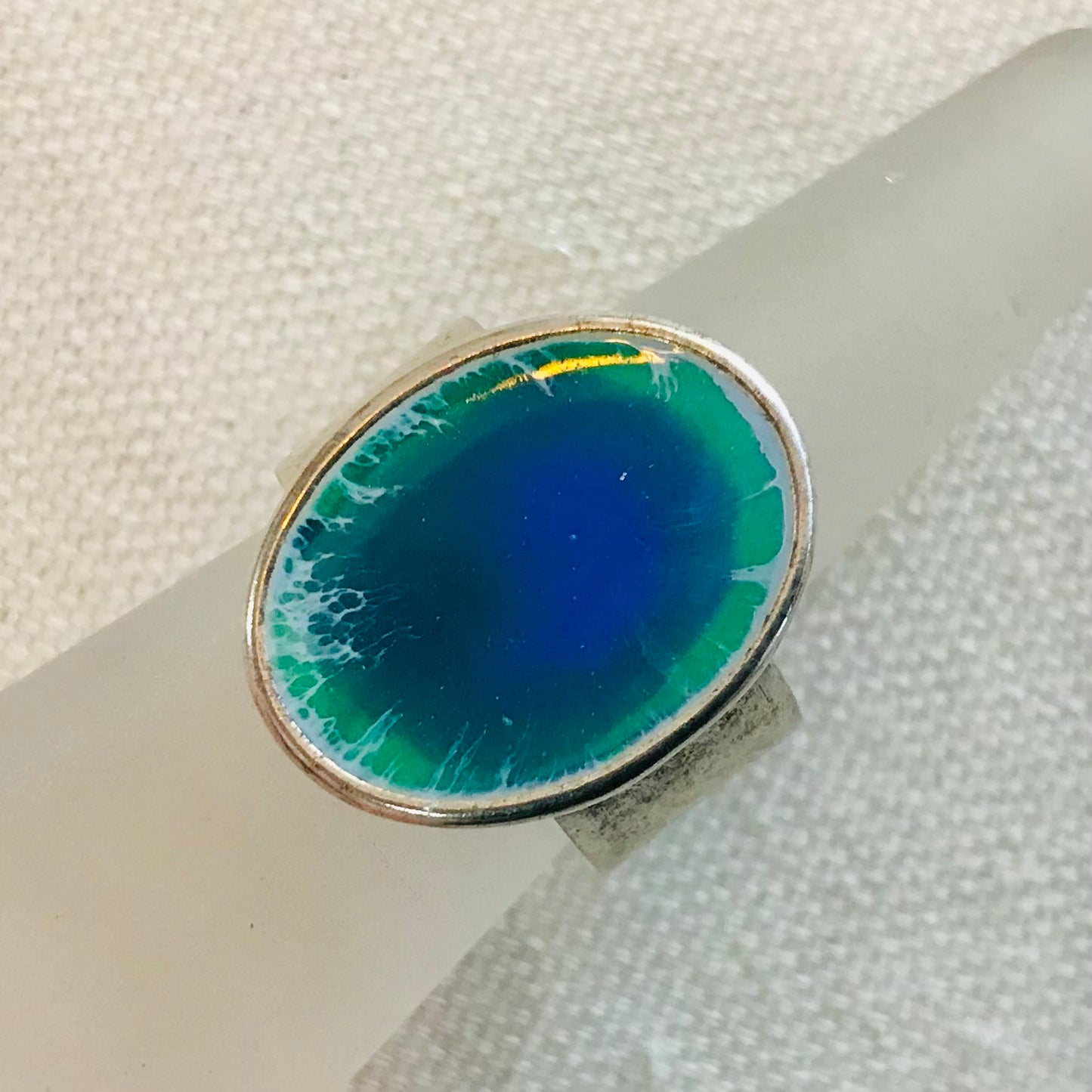 Mixed Metal & Resin adjustable rings