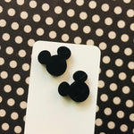 Novelty Studs Earrings - Graphic Acrylic