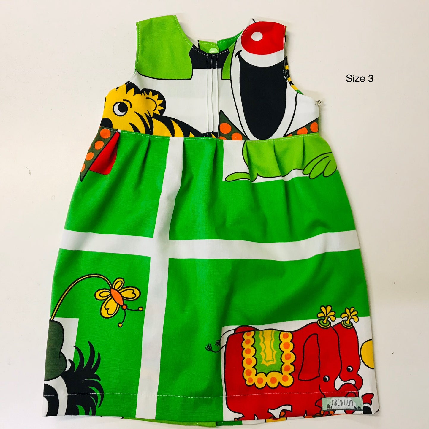 Girls empire handmade dress - Vintage Circus