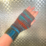 Crochet fingerless gloves - various colours