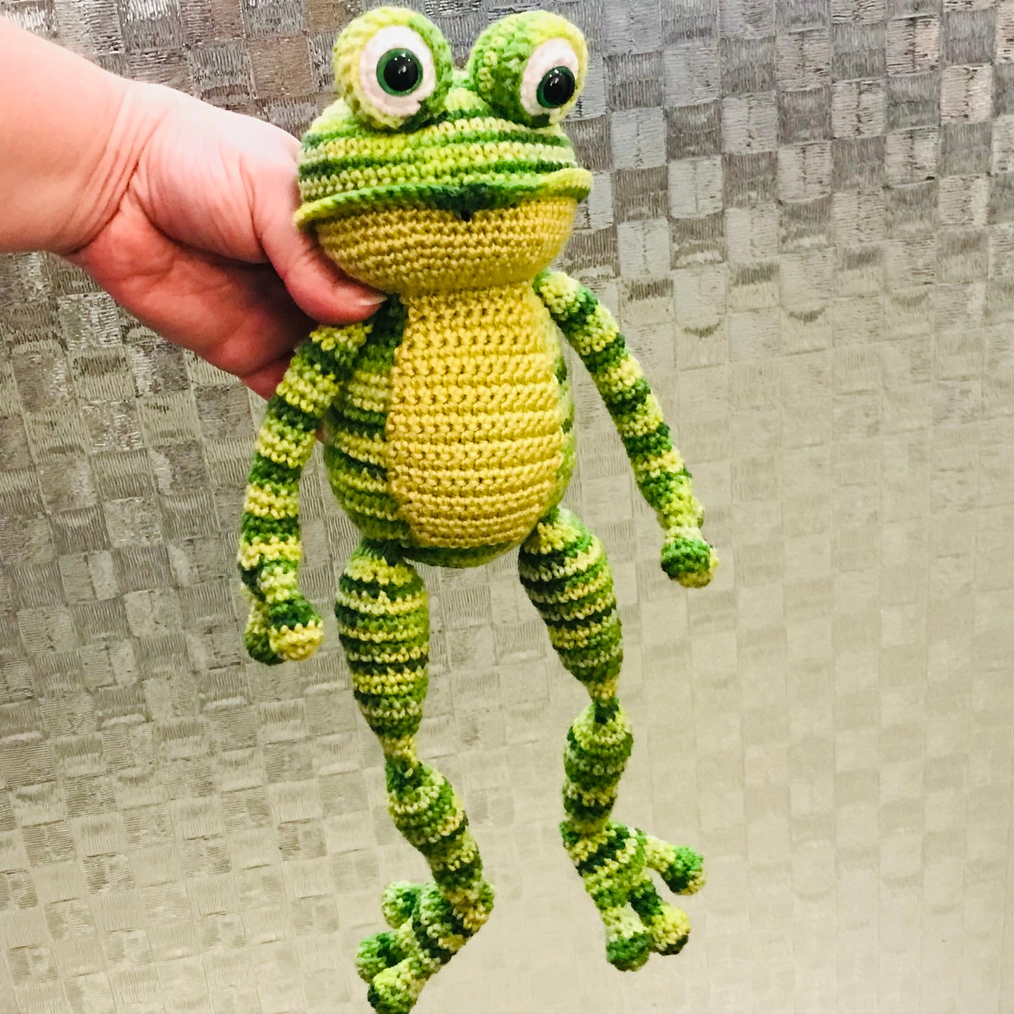 Frog Crochet Toy