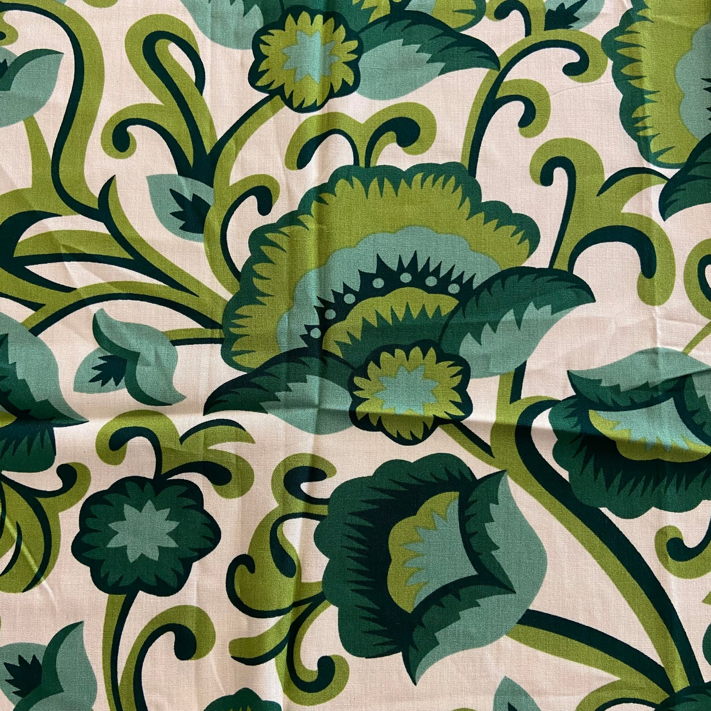 Custom Lamp Shade only - Retro Jade Garden
