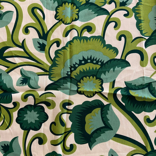 Custom Lamp Shade only - Retro Jade Garden