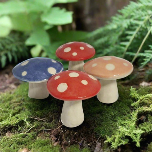 Ceramic Handthrown Enchanted Mushies