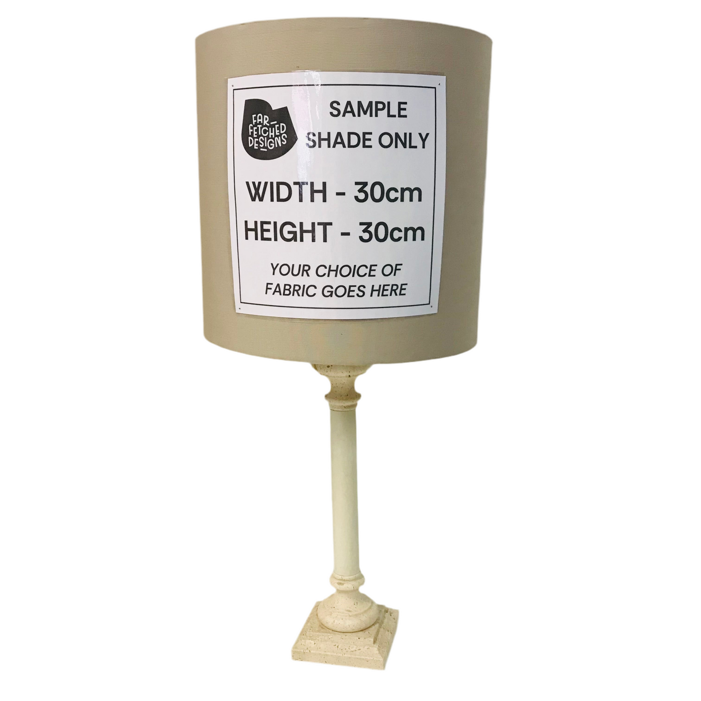 Lamp Base Only - Marble Column Table Lamp