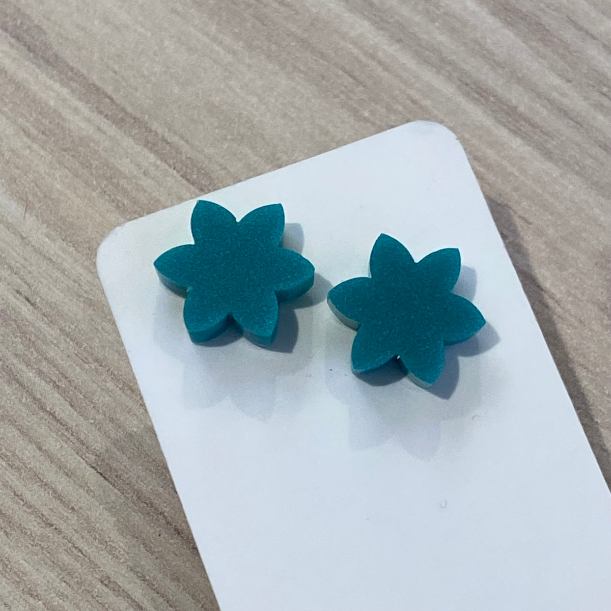 Novelty Studs Earrings - Graphic Acrylic