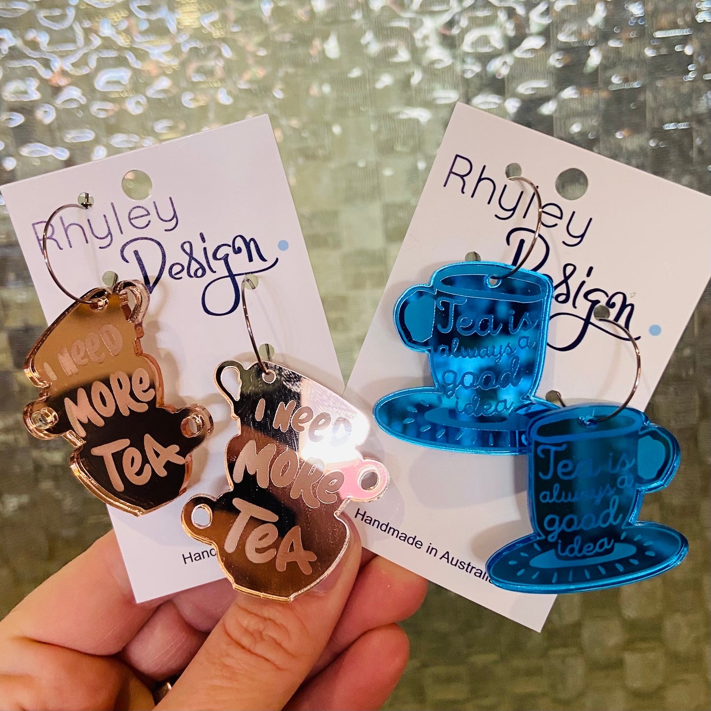 Tea Time Statement Earrings